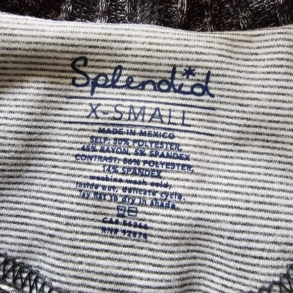 Splendid Women's Dark Grey Heather Zip Cardigan Jacket Sweater sz XS - Picture 8 of 11